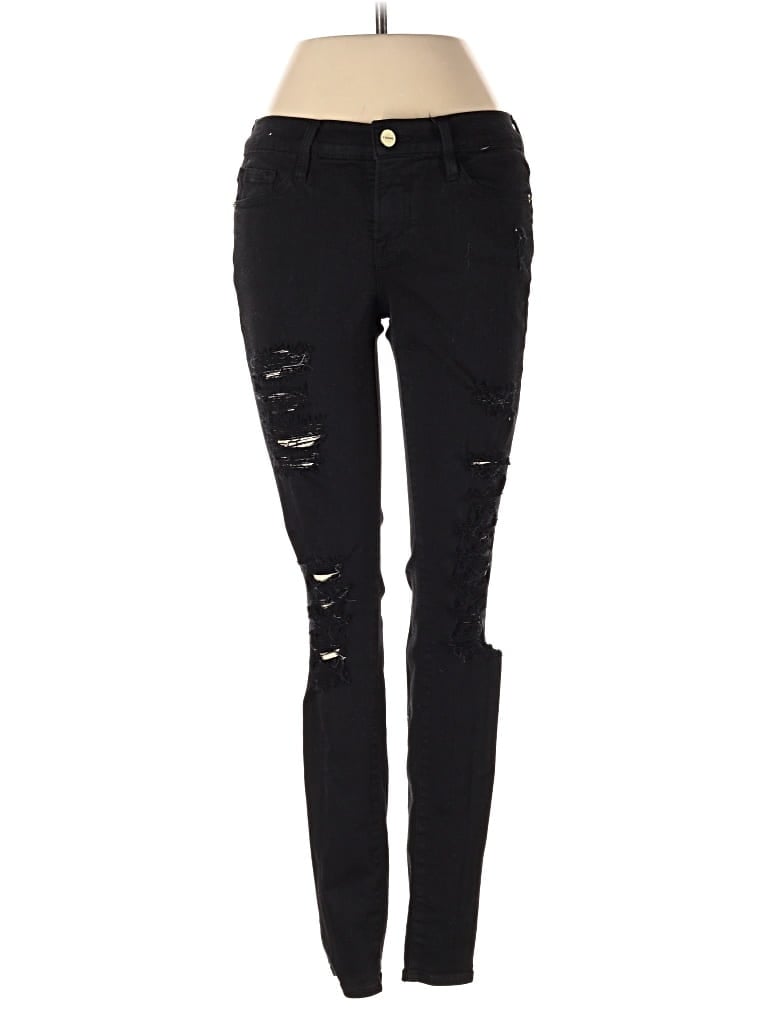 Pre-owned Frame Jeans In Black