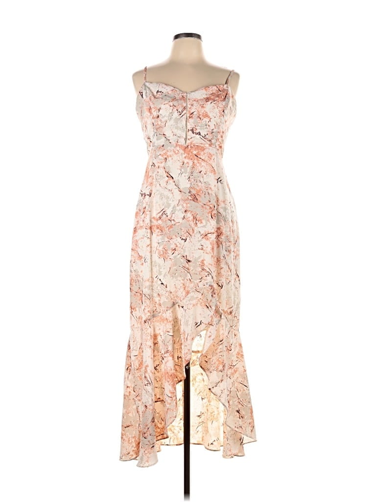 Pre-owned Lush Cocktail Dress In White