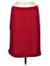 Karin Stevens Solid Red Casual Skirt Size M (petite) - photo 1
