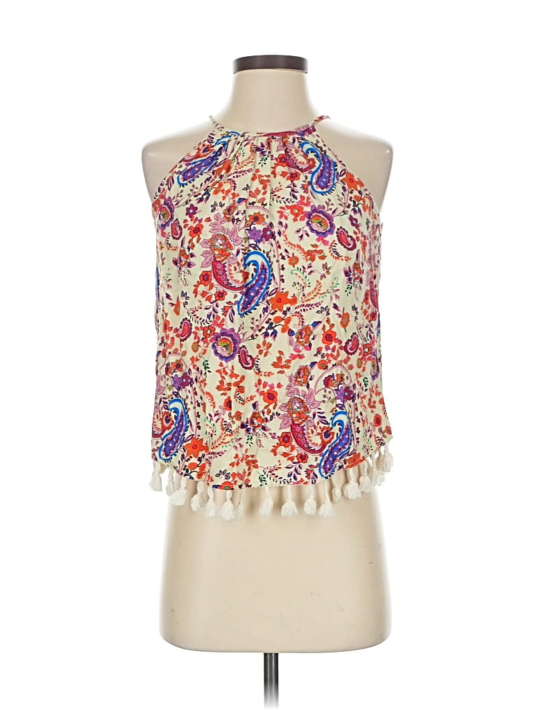 Click to view more detailed imagery on our partner's website Pre-owned 19 Cooper Sleeveless Blouse In White