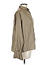 Gant 100% Polyester Metallic Tan Long Sleeve Blouse Size 12 - photo 4