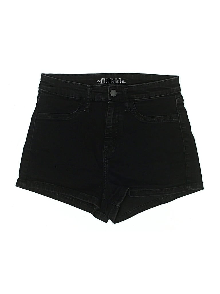 Pre-owned Wild Fable Denim Shorts In Black