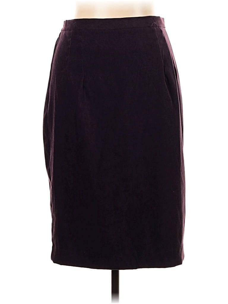 Pre-owned Assorted Brands Formal Skirt In Burgundy