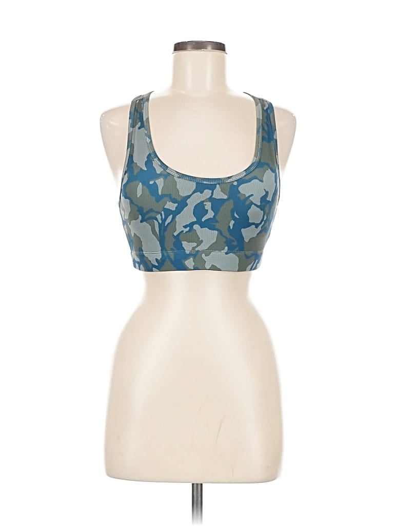 Pre-owned Zyia Active Sports Bra In Blue