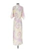 Lezat 100% Polyester Pink Casual Dress Size S - photo 2