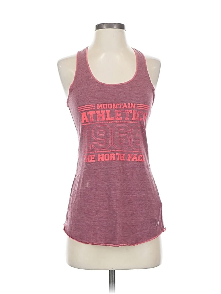 Pre-owned The North Face Active Tank Top In Burgundy