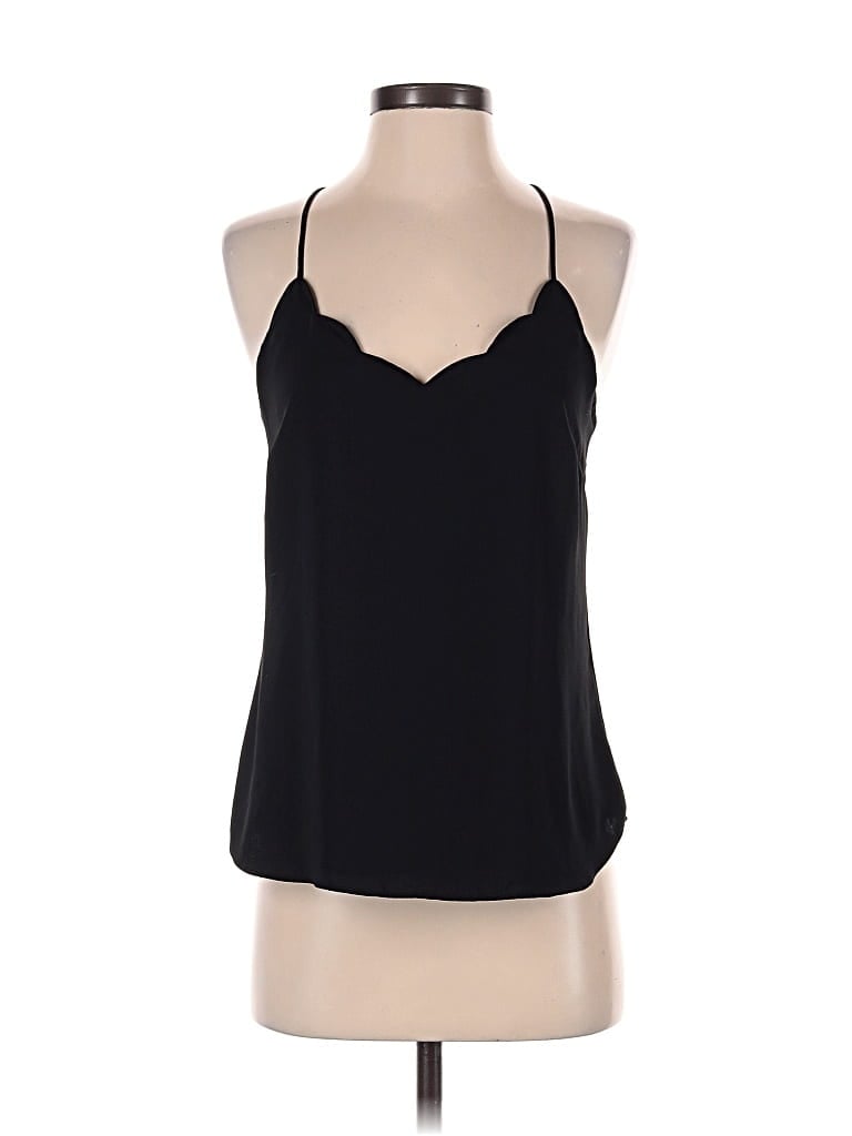 Pre-owned J.crew Mercantile Sleeveless Top Black Halter Neckline Tops