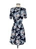 SJS Floral Blue Casual Dress Size S - photo 2