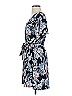 SJS Floral Blue Casual Dress Size S - photo 5