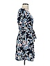 SJS Floral Blue Casual Dress Size S - photo 4