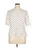 Evan Picone 100% Rayon Polka Dots Ivory Short Sleeve Blouse Size 14 - photo 1