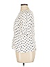 Evan Picone 100% Rayon Polka Dots Ivory Short Sleeve Blouse Size 14 - photo 5