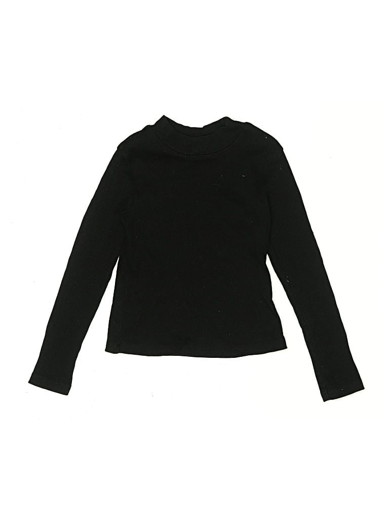 Click to view more detailed imagery on our partner's website Pre-owned Bonnie Jean Kids' Long Sleeve Turtleneck In Black