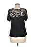 Twenty One Black Short Sleeve Blouse Size M - photo 2