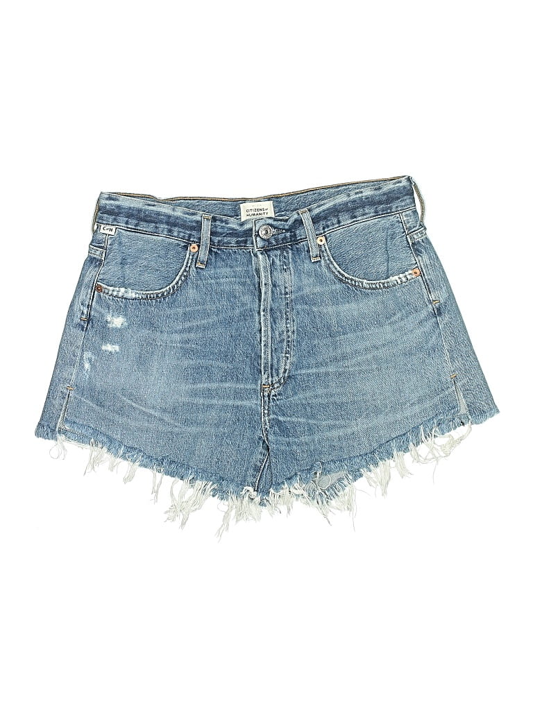 Pre-owned Citizen Of Humanity Denim Shorts In Blue