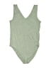 Gap Solid Green Bodysuit Size S - photo 1
