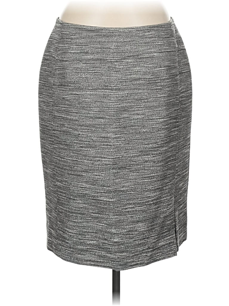 Pre-owned Doncaster Collection Casual Skirt In Gray