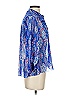 Dolce Vita 100% Polyester Blue 3/4 Sleeve Blouse Size XS - photo 4