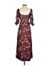 Omika 100% Modal Floral Brown Casual Dress Size XS - photo 2