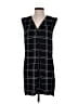 Leith 100% Polyester Plaid Black Casual Dress Size XS - photo 1