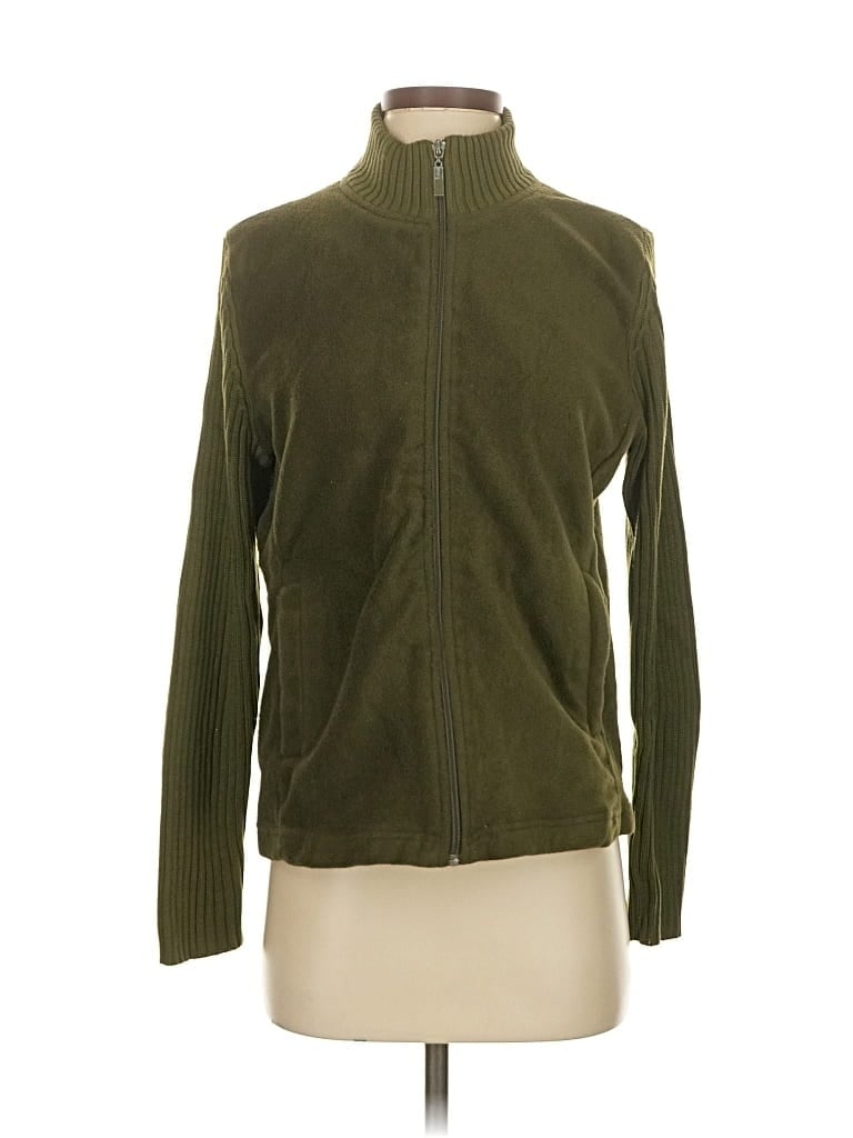 Pre-owned Fashion Bug Cardigan Sweater In Green