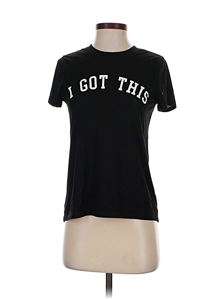 Pre-owned Modern Lux Short Sleeve T-shirt In Black