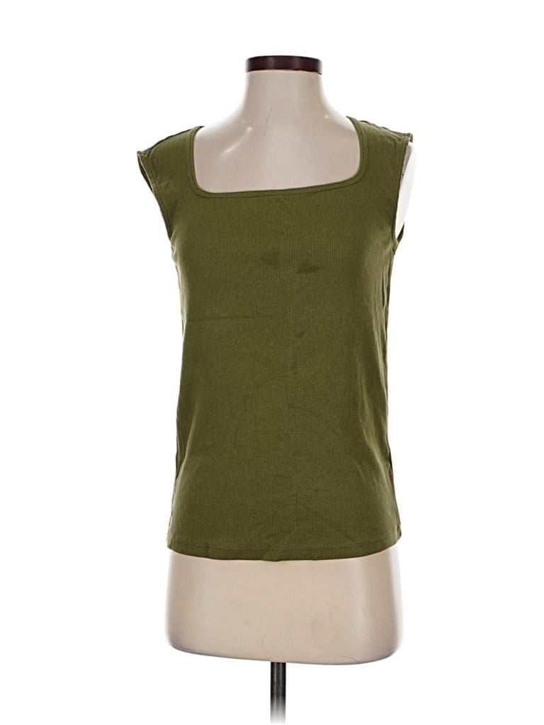 Pre-owned Talbots Outlet Sleeveless T-shirt In Green
