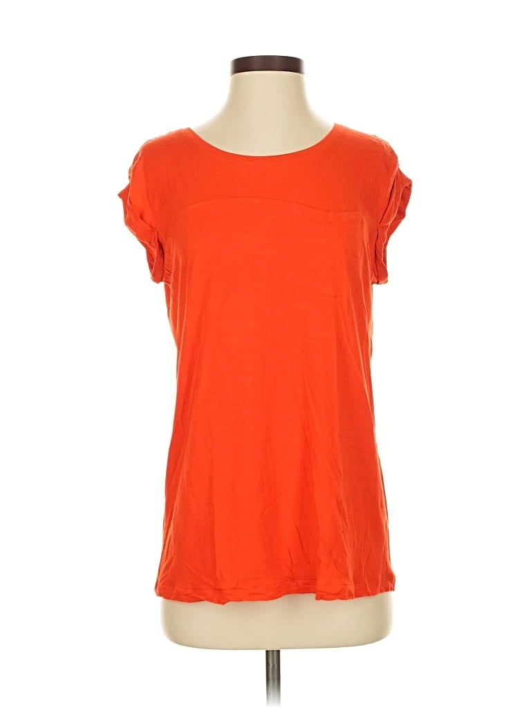 CABI Pre-owned Short Sleeve T-shirt In Orange
