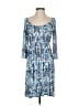 Boston Proper Paisley Blue Casual Dress Size 5 - photo 1