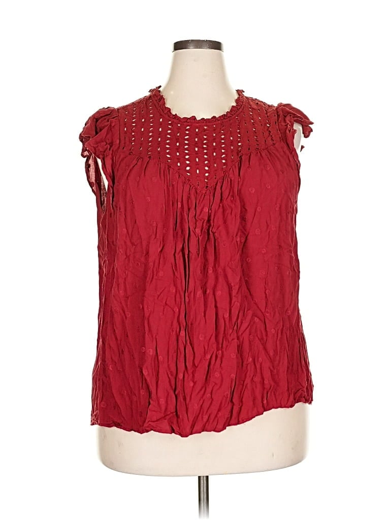 Pre-owned Torrid Sleeveless Blouse In Red