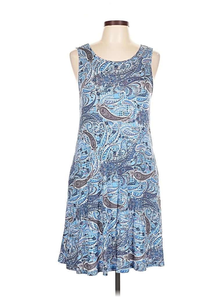 Pre-owned Assorted Brands Casual Dress In Blue