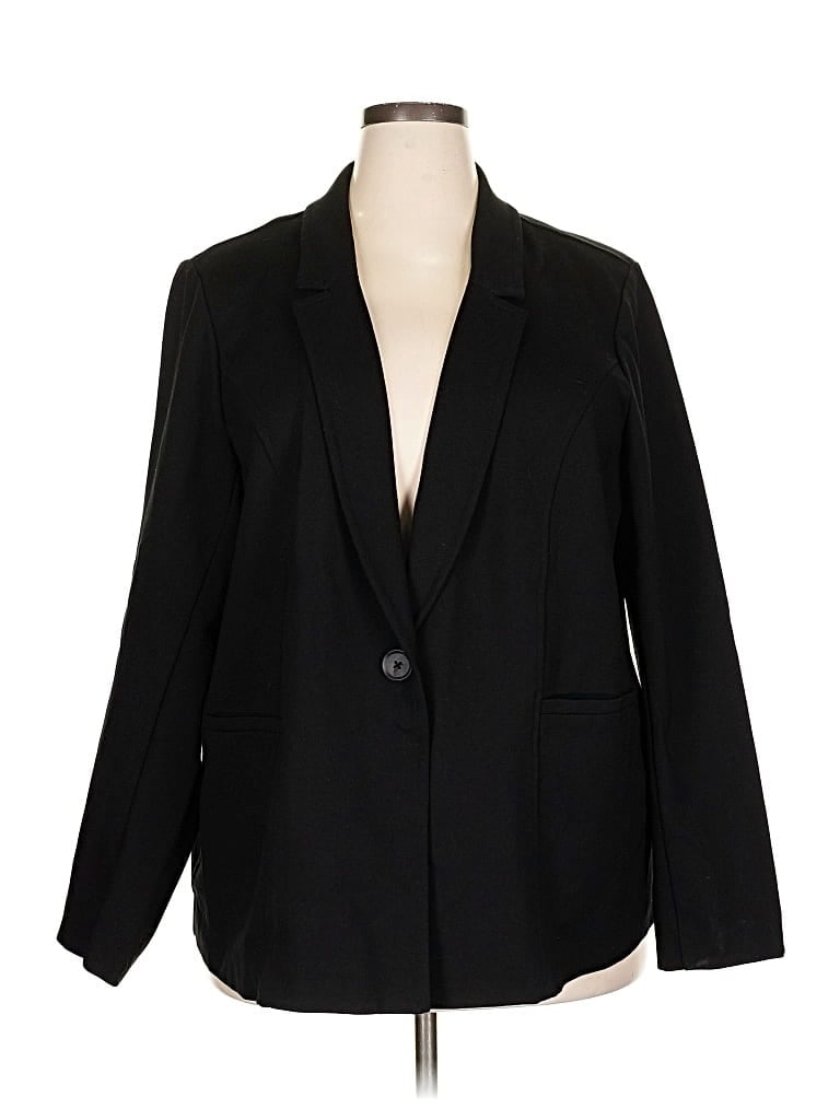Pre-owned Torrid Blazer Jacket In Black