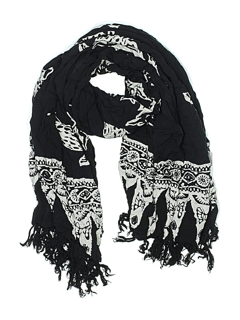 Pre-owned Unbranded Scarf In Black