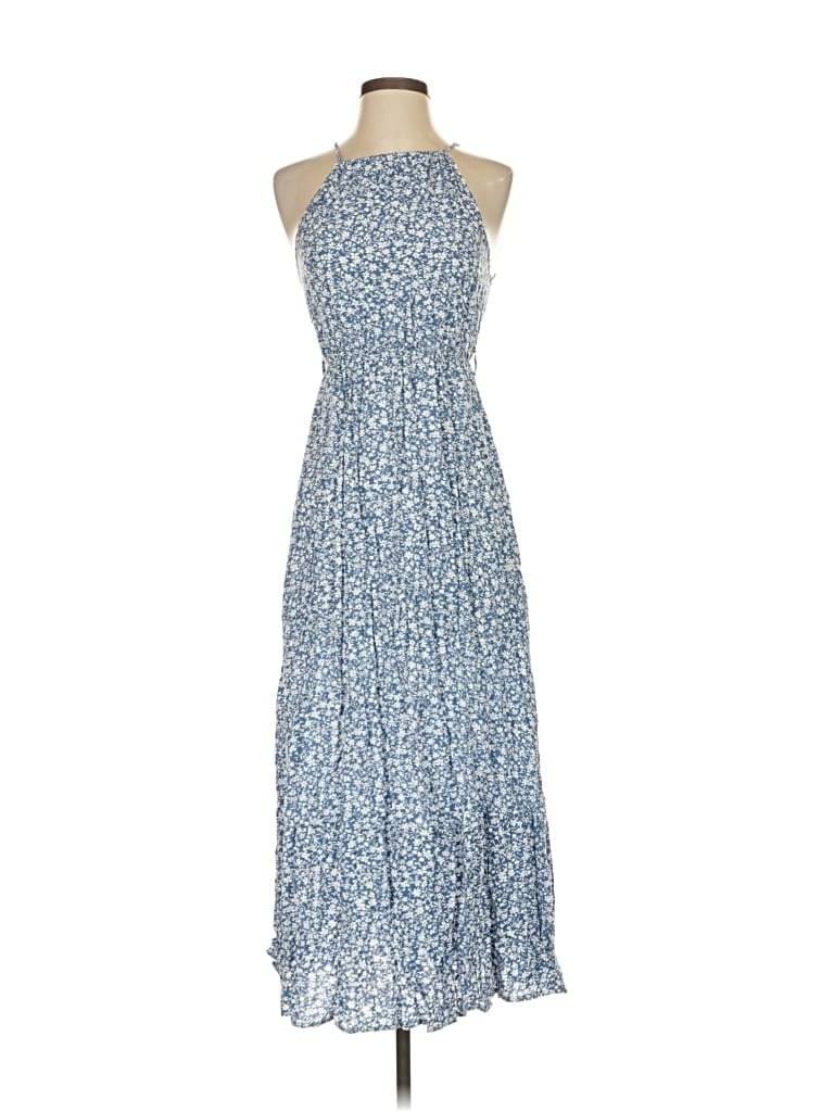 Pre-owned Unbranded Casual Dress In Blue