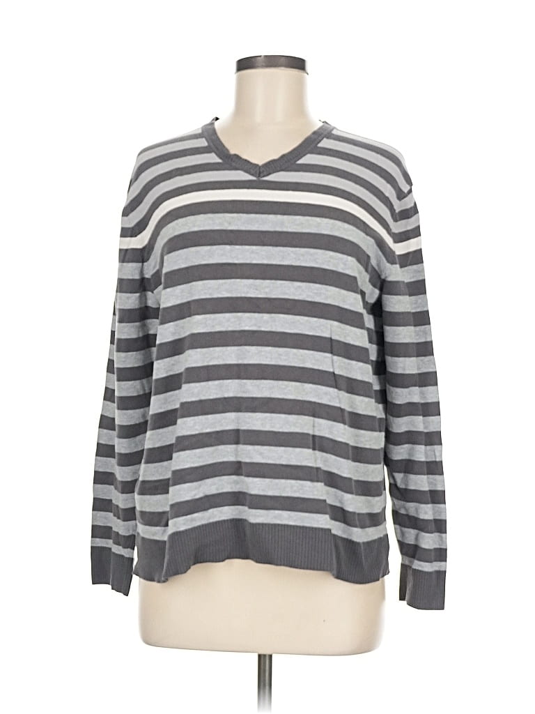 ALFANI Pre-owned Pullover Sweater In Gray