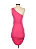 Shein Solid Pink Cocktail Dress Size S - photo 2