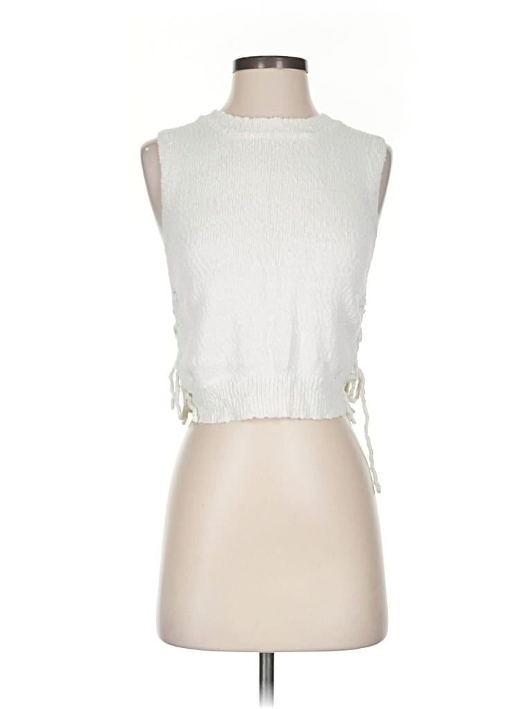 Pre-owned Alya Sleeveless T-shirt In White