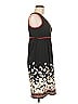 Max Studio Graphic Black Casual Dress Size M - photo 4