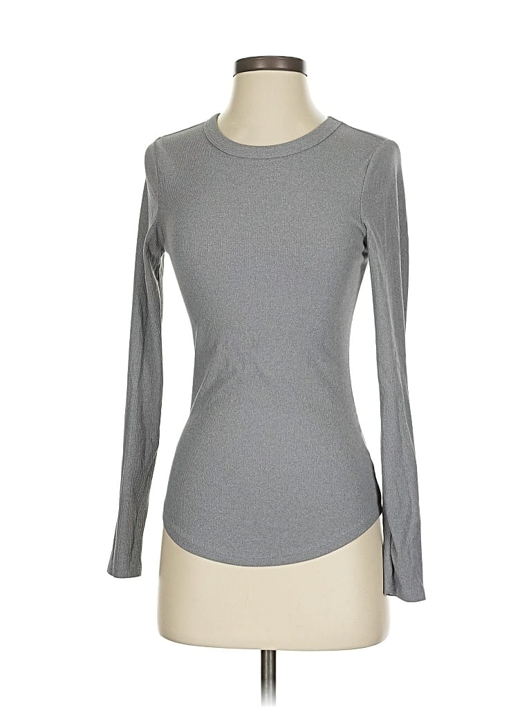 Pre-owned No Boundaries Long Sleeve T-shirt In Gray