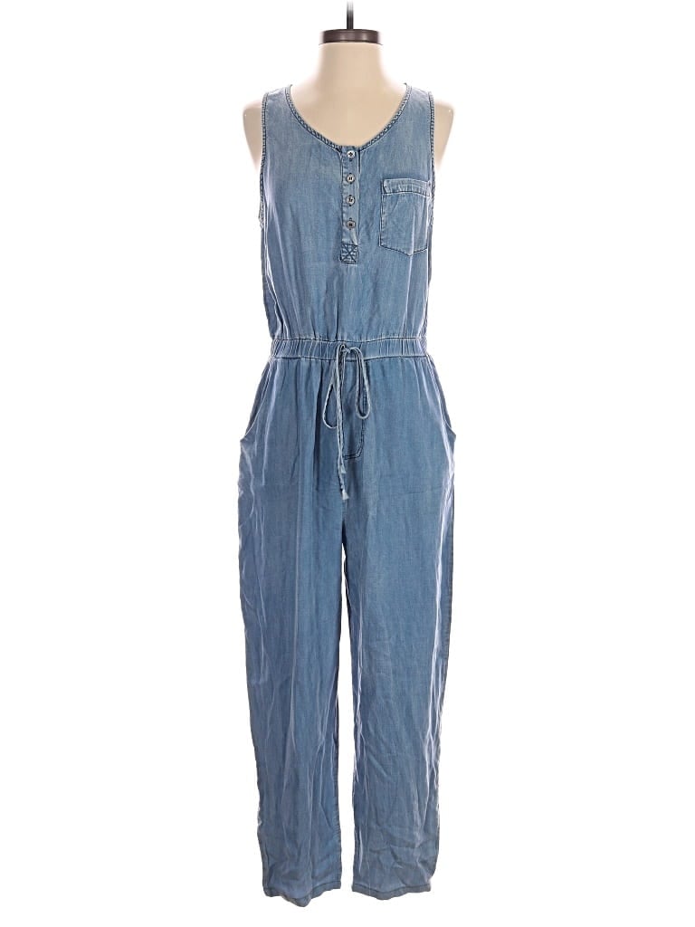 Pre-owned She + Sky Jumpsuit In Blue
