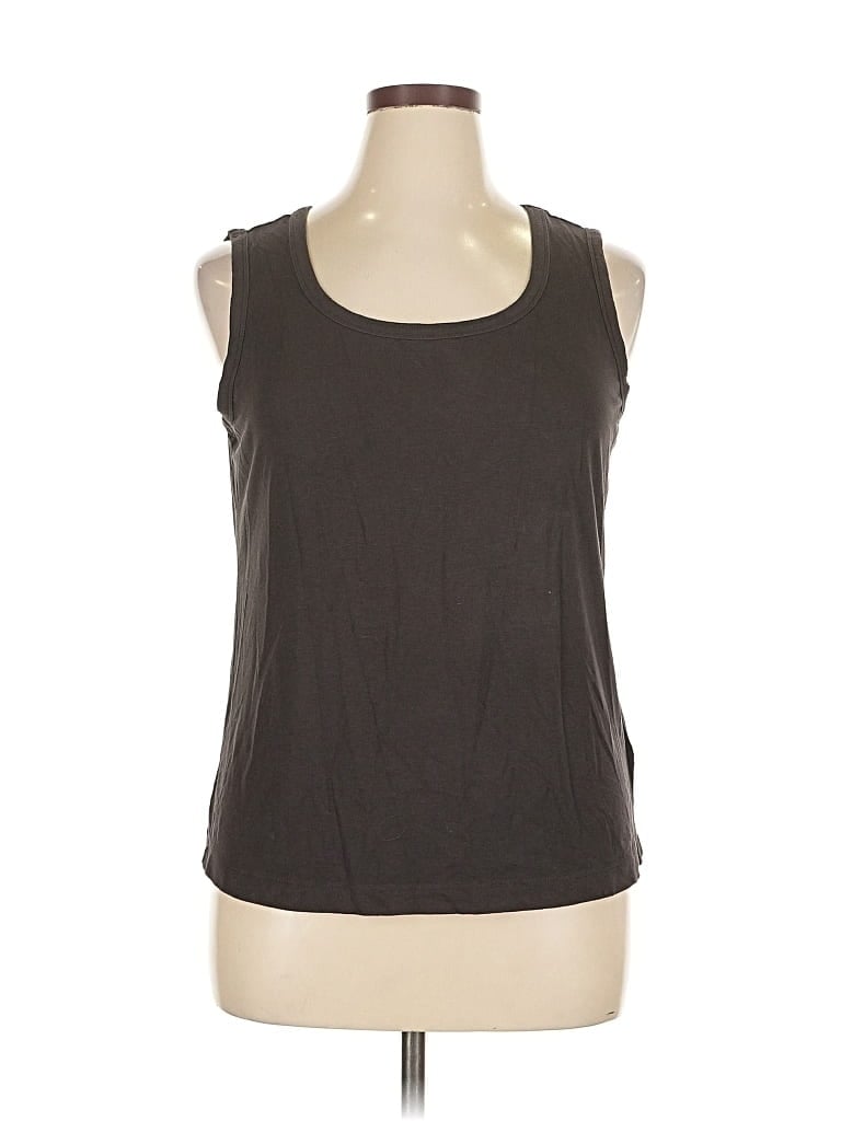 Pre-owned Chico's Sleeveless T-shirt In Gray
