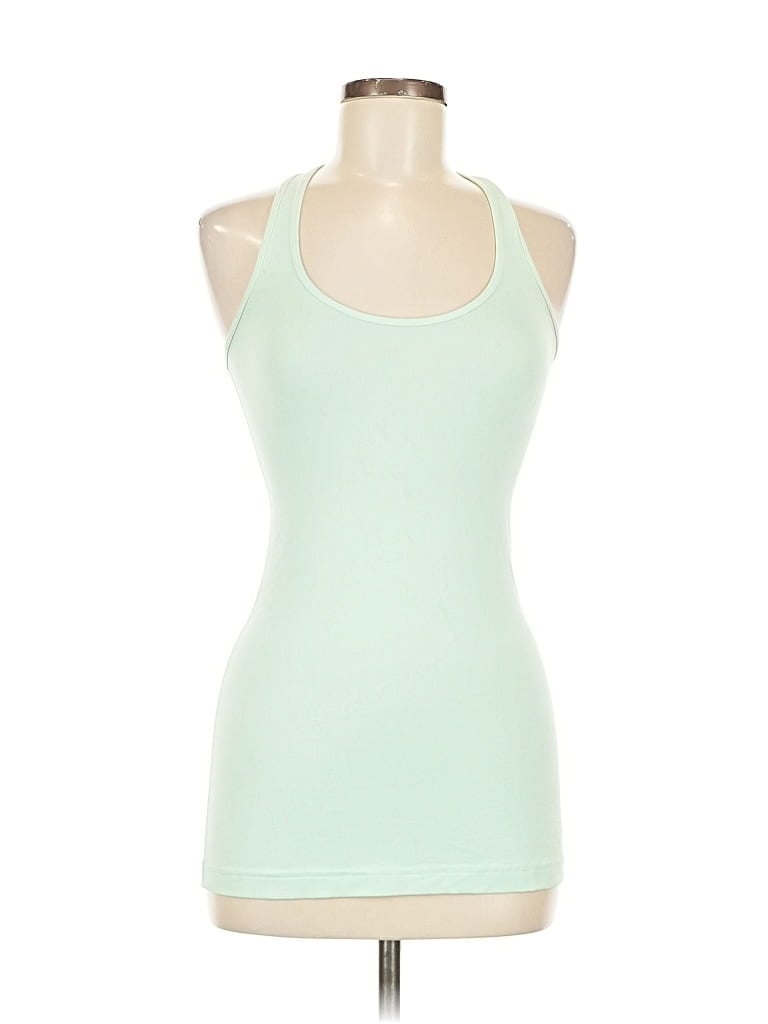 Pre-owned Lululemon Athletica Active Tank Top In Green