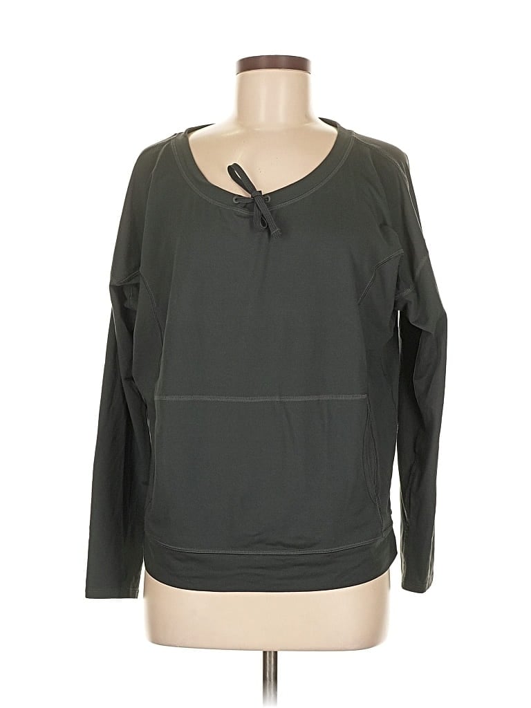 Pre-owned Lucy Long Sleeve T-shirt In Gray