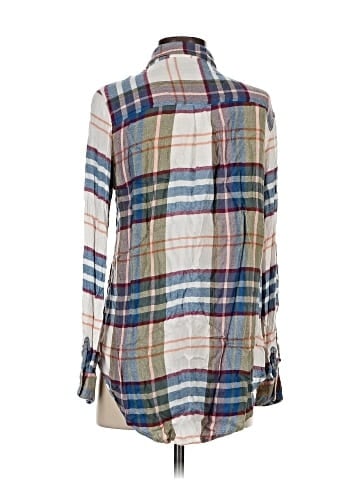 Topshop Long Sleeve Button-Down Shirt (view 2)