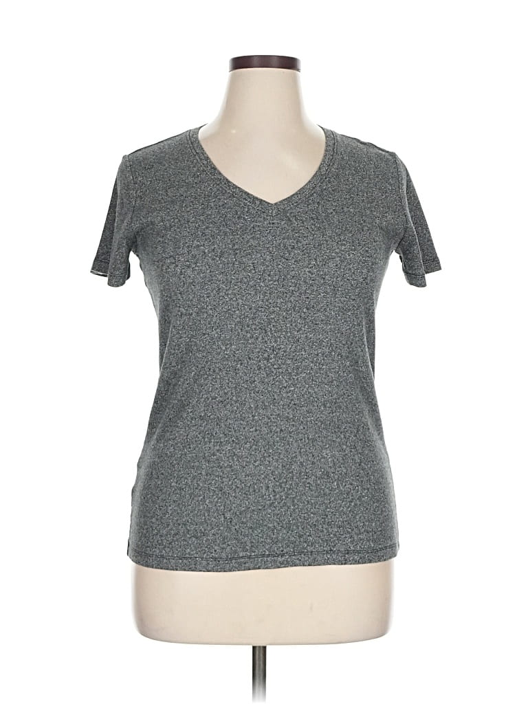 Pre-owned Eddie Bauer Short Sleeve T-shirt In Gray