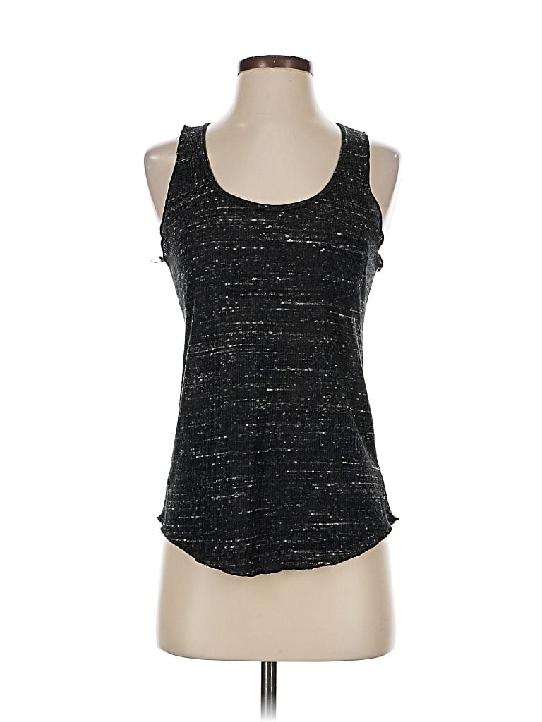 Pre-owned Zara Basic Tank Top Black Halter Neckline Tops