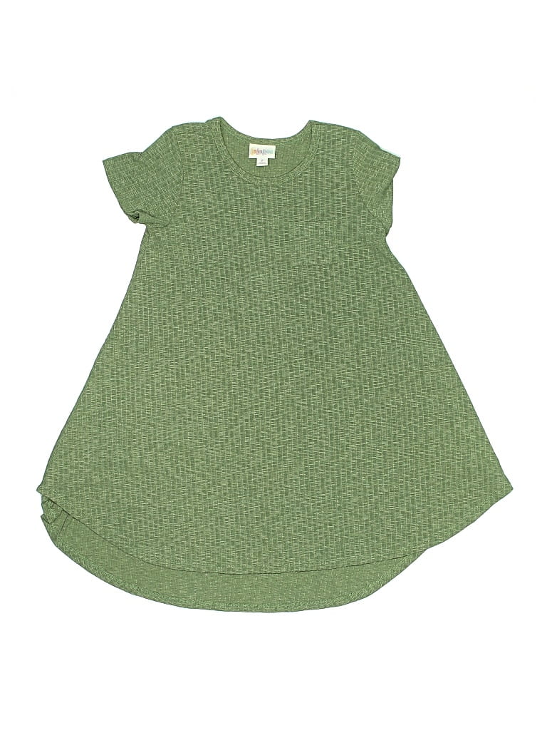 Pre-owned Lularoe Kids' Dress In Green