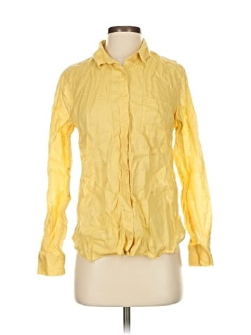 Garnet Hill Long Sleeve Button-Down Shirt (view 1)