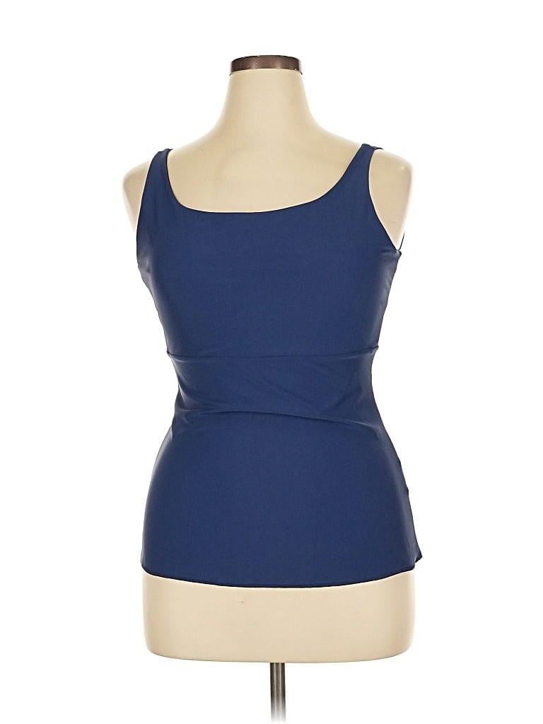 Pre-owned Assorted Brands Tank Top Blue Strapless Neckline Tops