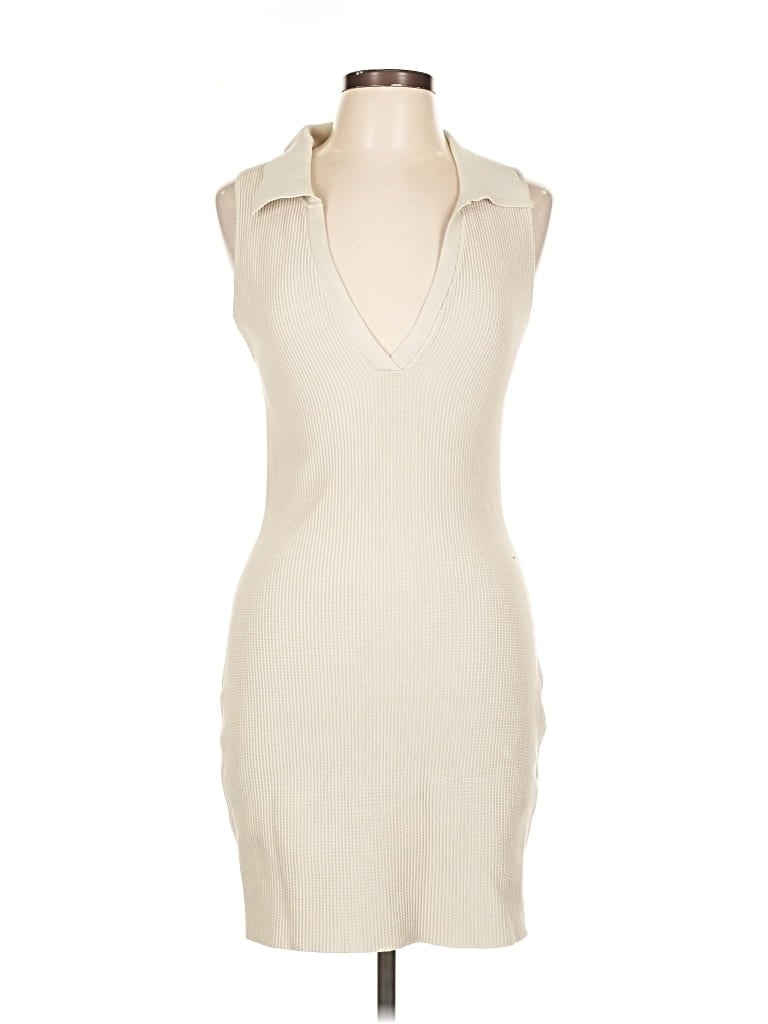 Pre-owned Babaton Casual Dress In White